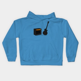 Beautiful Guitar and Amp Kids Hoodie